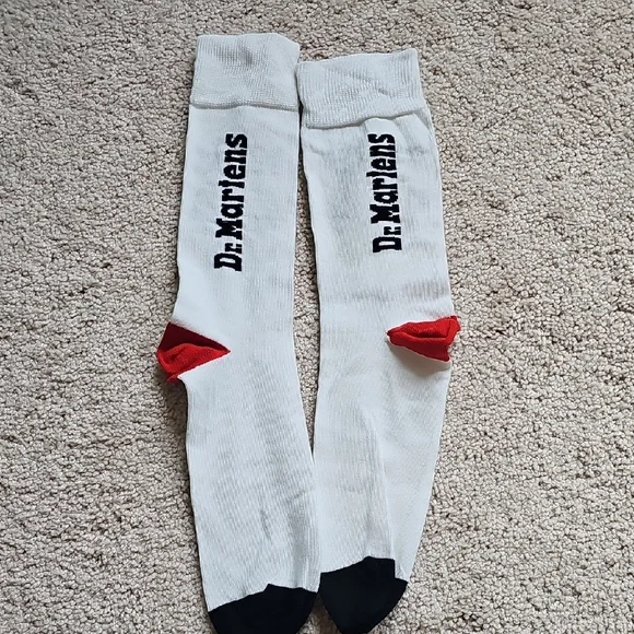 Hello Kitty X Doc Martens White and Black Boot Socks - Picture 2 of 3